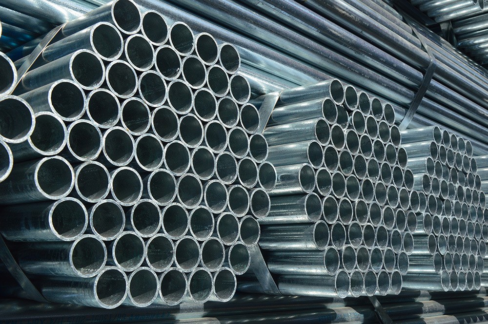 Tubo galvanizado por imers&atilde;o a quente